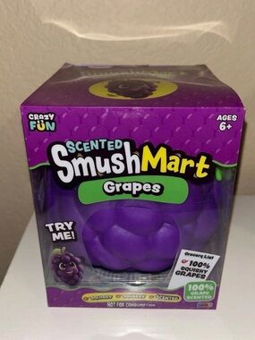 NEW Smush Mart Scented Grapes JUMBO Viral Squishy 6" – RMS USA Crazy Fun